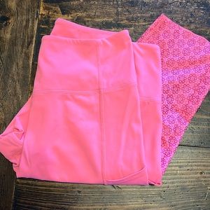 Neon Pink Zyia Leggings